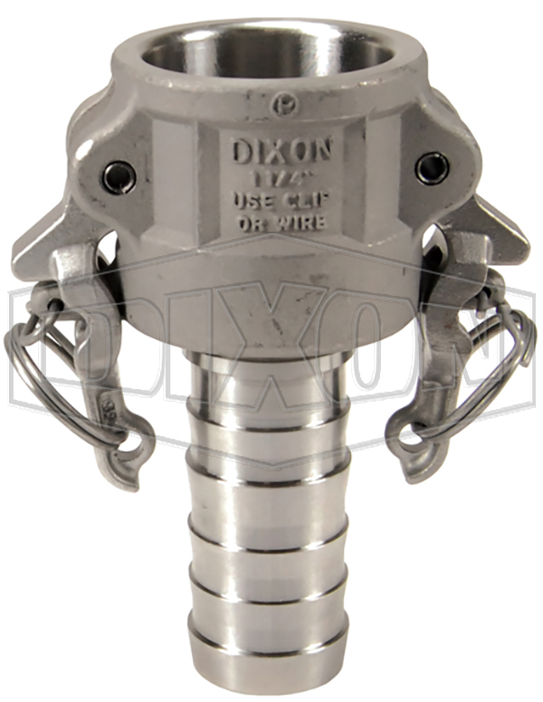 Boss-Lock™ Cam & Groove Type C Coupler x Hose Shank